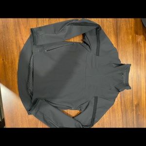 Nike Jacket, mesh, black, small, 1/4 quarter Zip